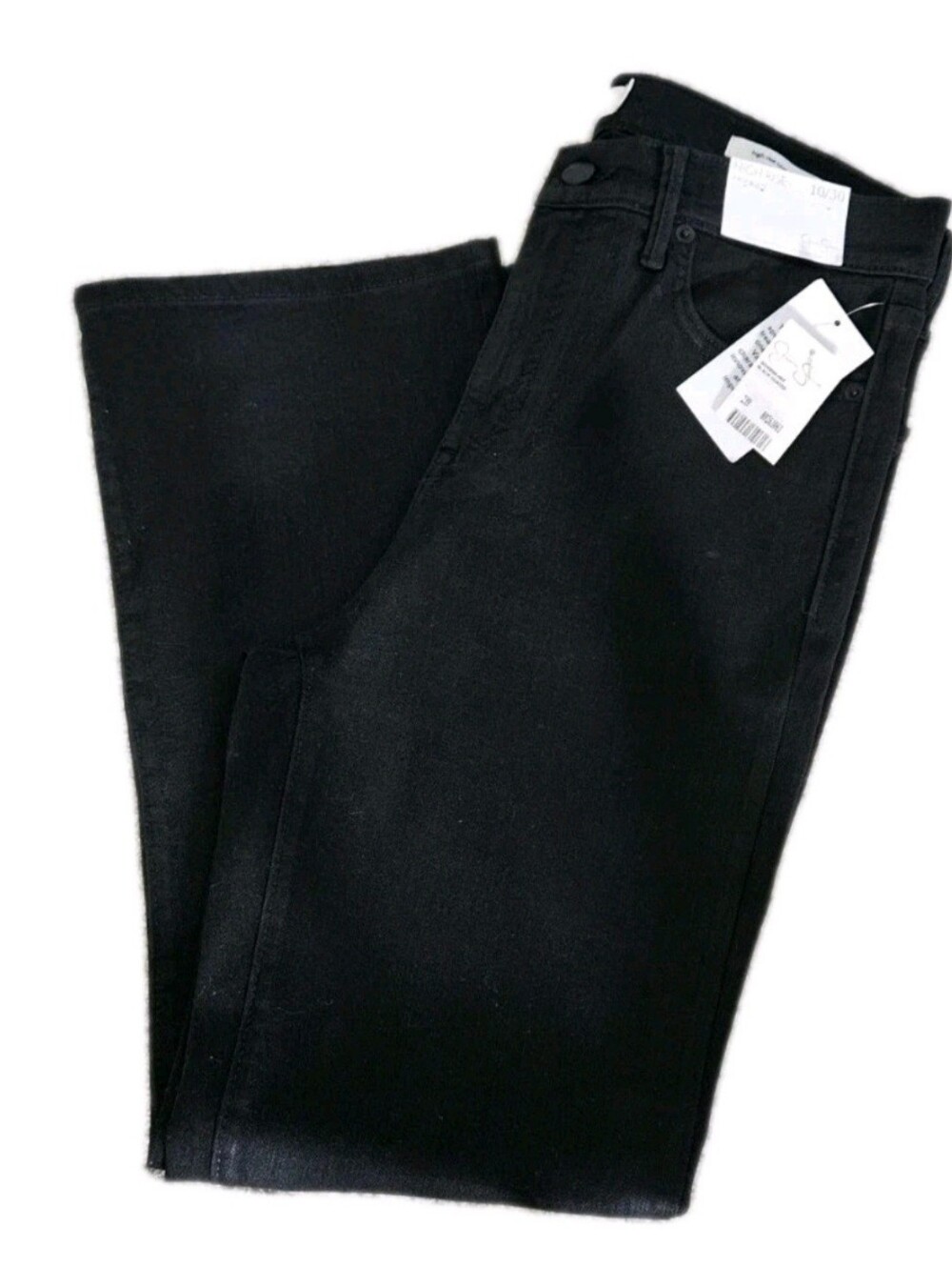 Jessica Simpson High Rise Crop Boot Jeans Womens 10/30 NWT Dark Wash Denim
